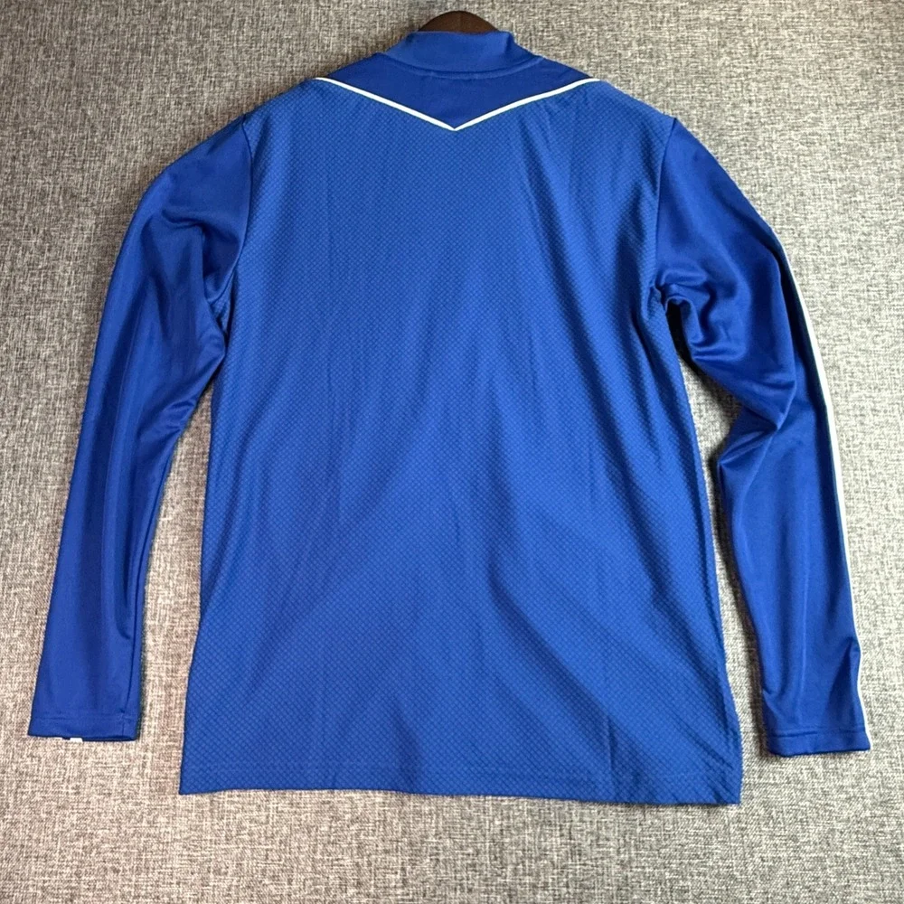 Adidas Shirt Mens | L | Royal Blue Slim Fit Long Sleeve Performance HS3505